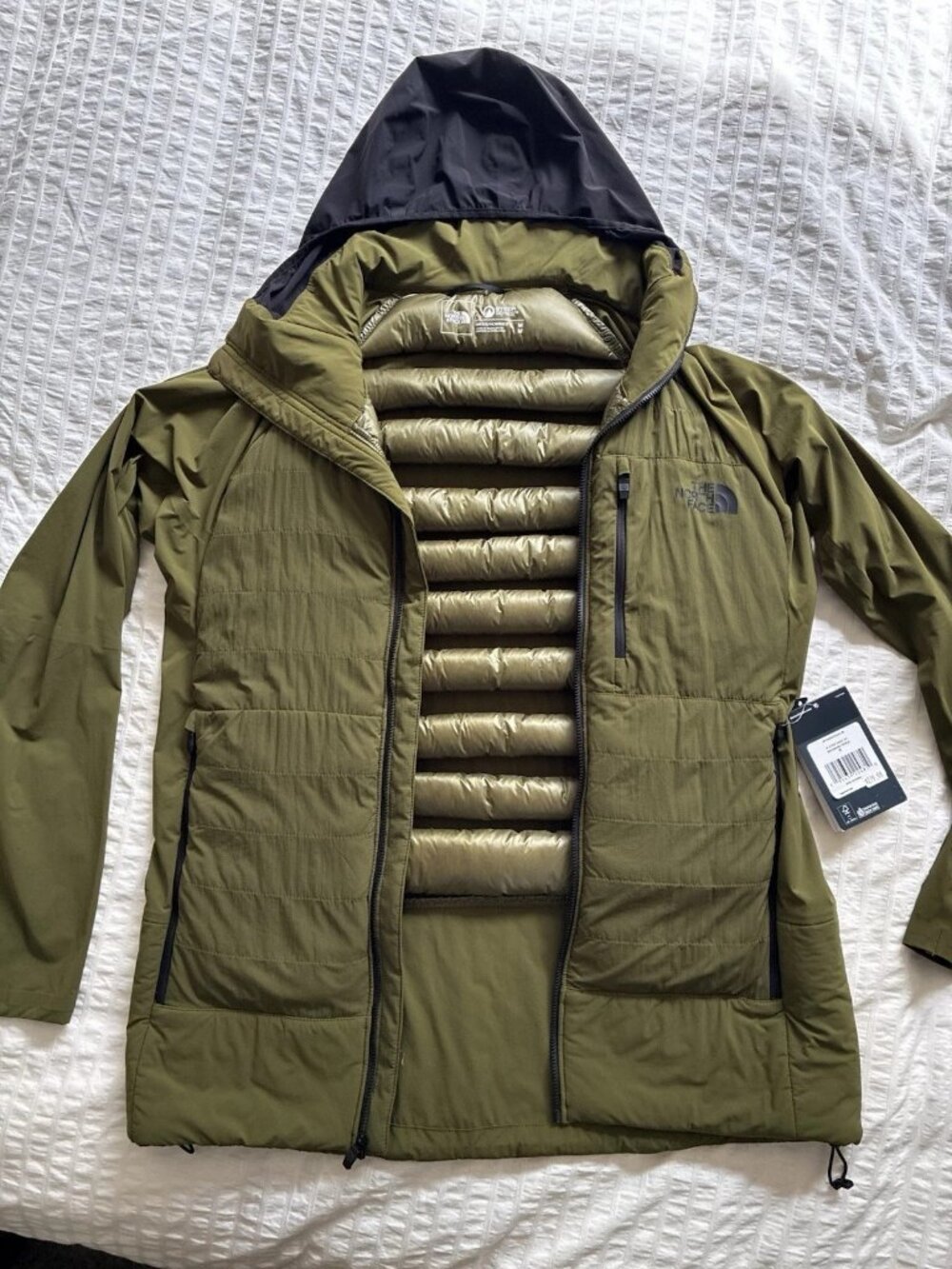 The North Face Steep 50/50 Down Jacket Men's M Rock Olive Green